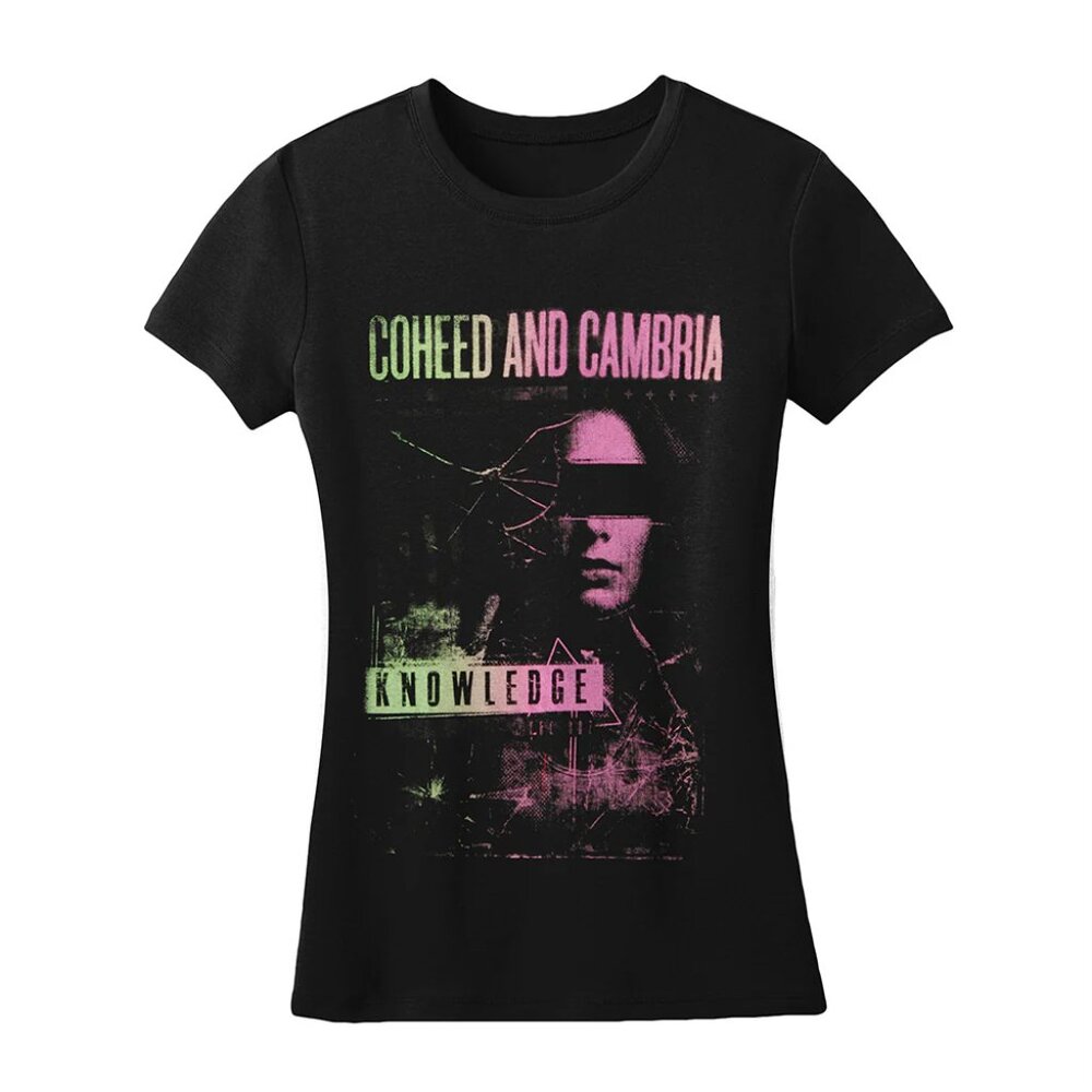 Coheed and Cambria Knowledge Short Sleeve Ladies T Shirt Gildan Fast Shipping